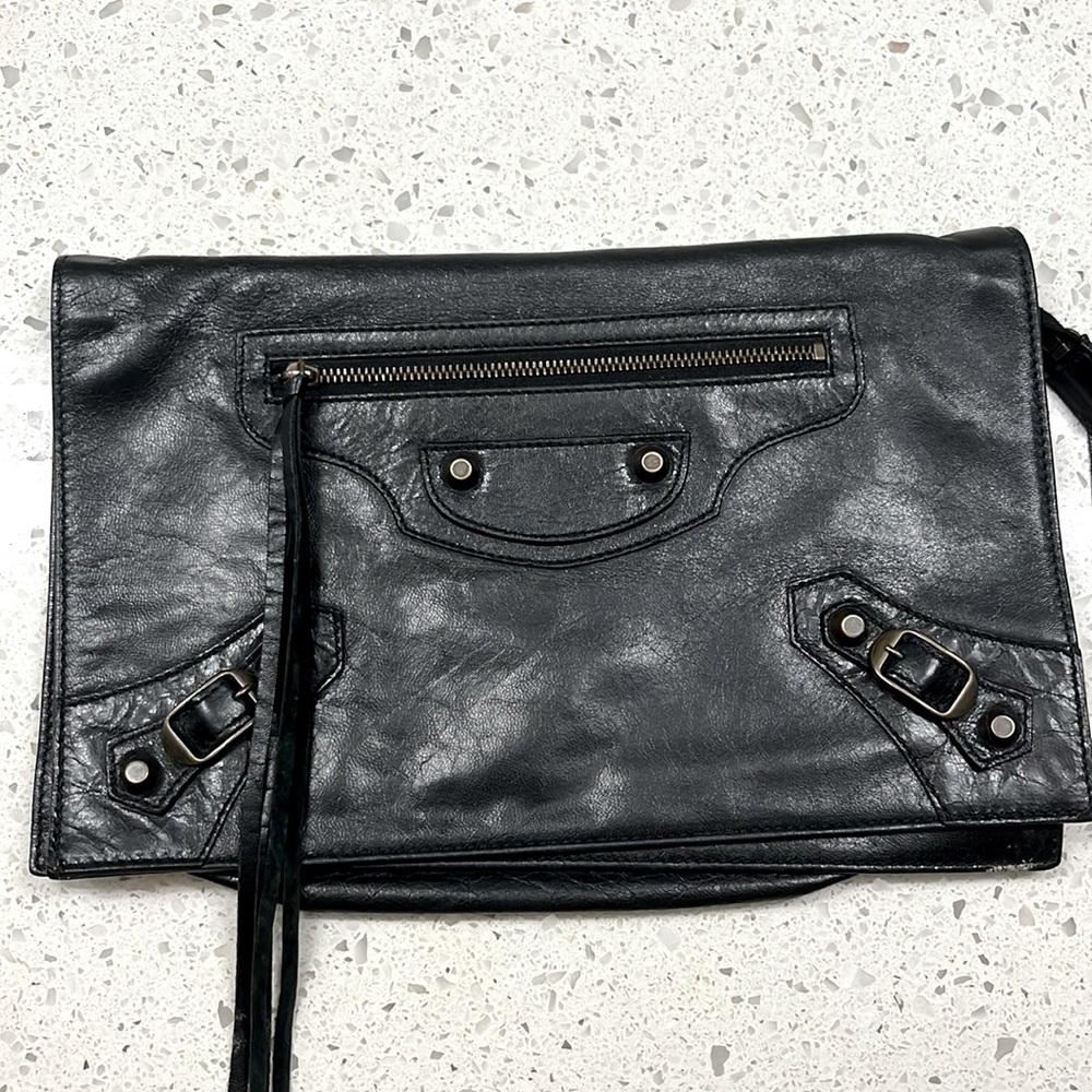 Balenciaga city clutch